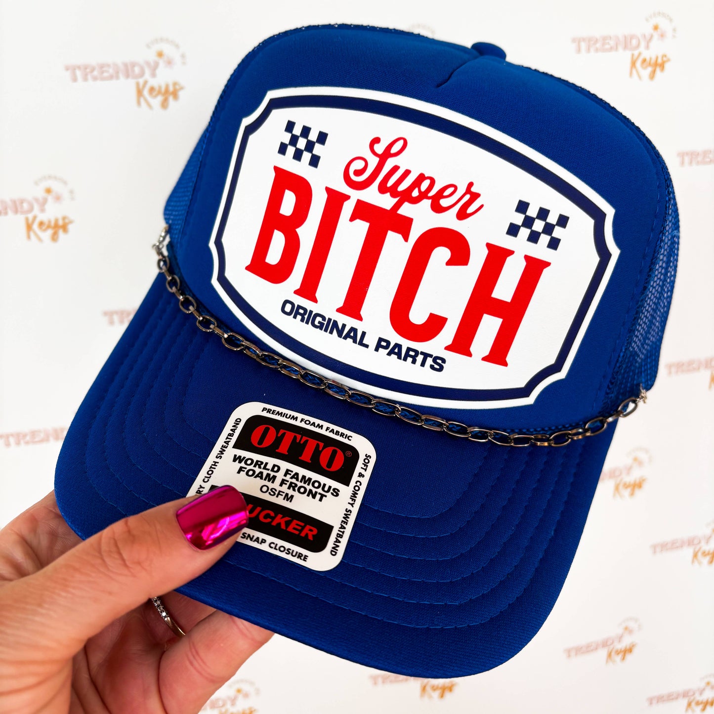 Super B***h Original Parts Trucker Hat: No Chain