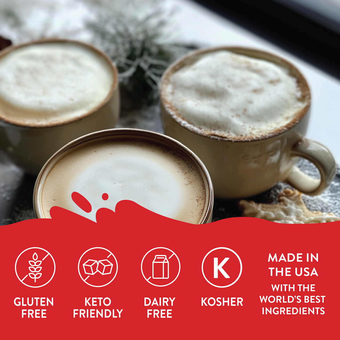 Sugar Free HOLIDAY Barista Syrup Trio