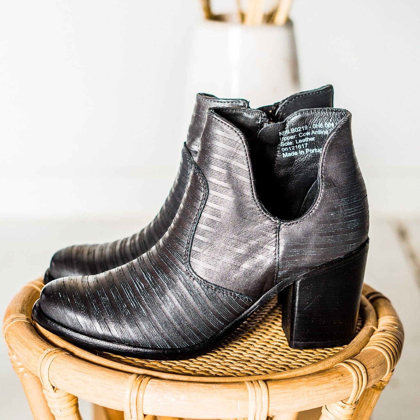 Blurred Lines Ankle Boot in Black: 7.5