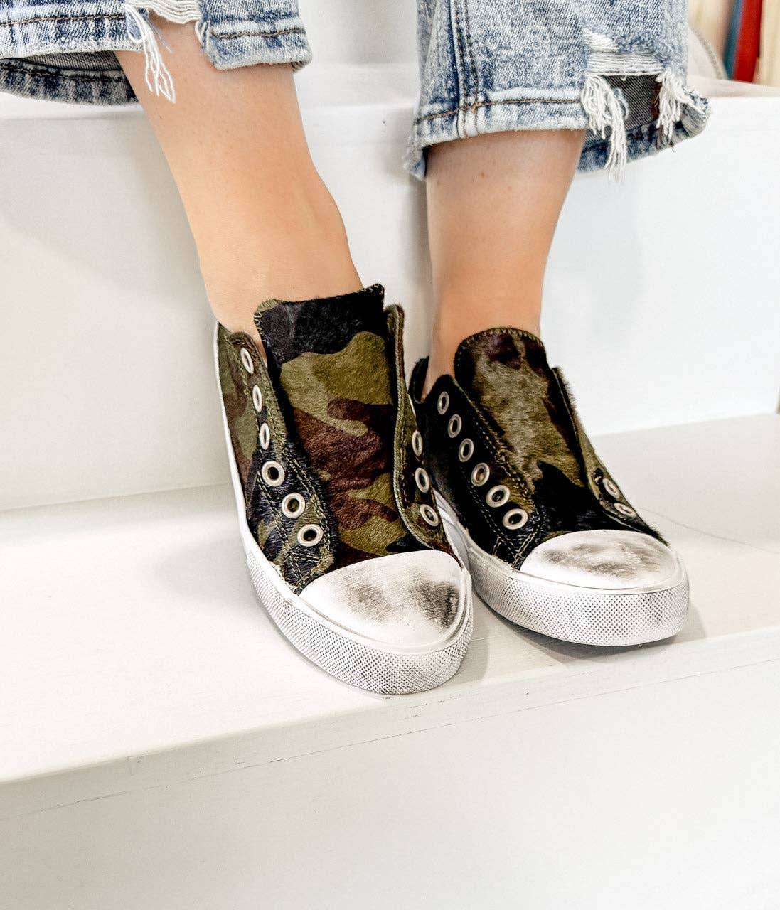 Shalomar Sneaker in Camo: 8.0