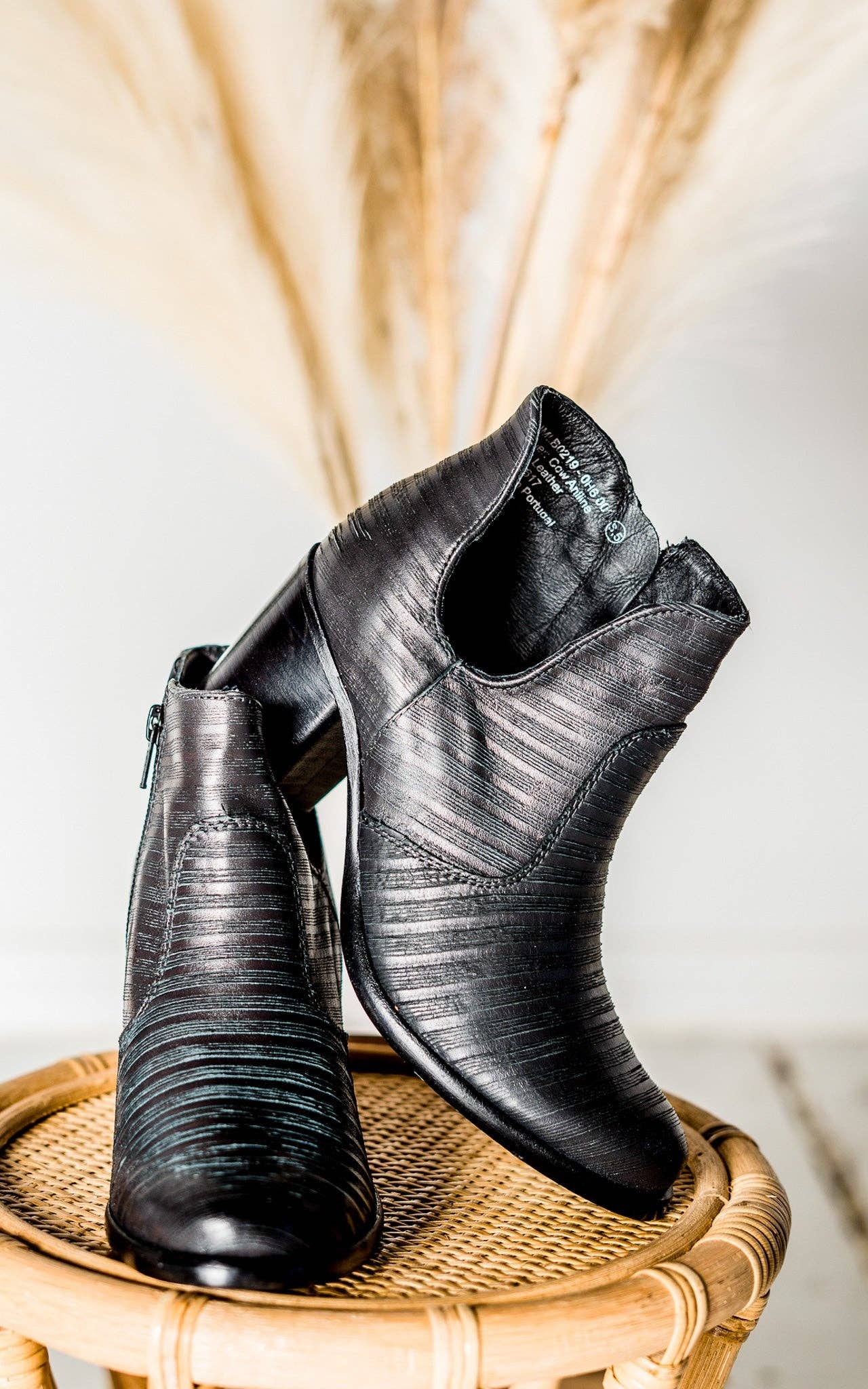 Blurred Lines Ankle Boot in Black: 7.5