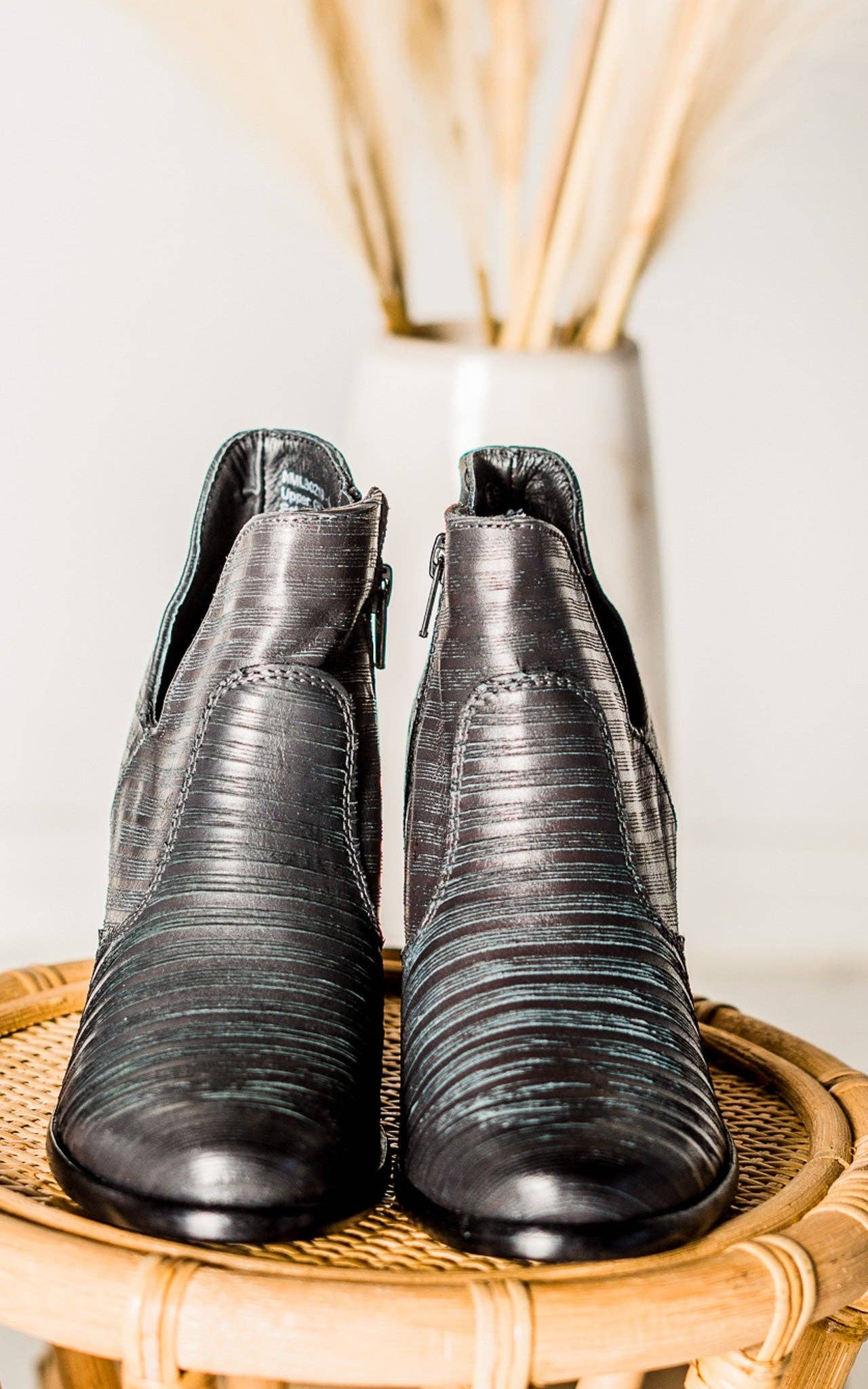 Blurred Lines Ankle Boot in Black: 7.5