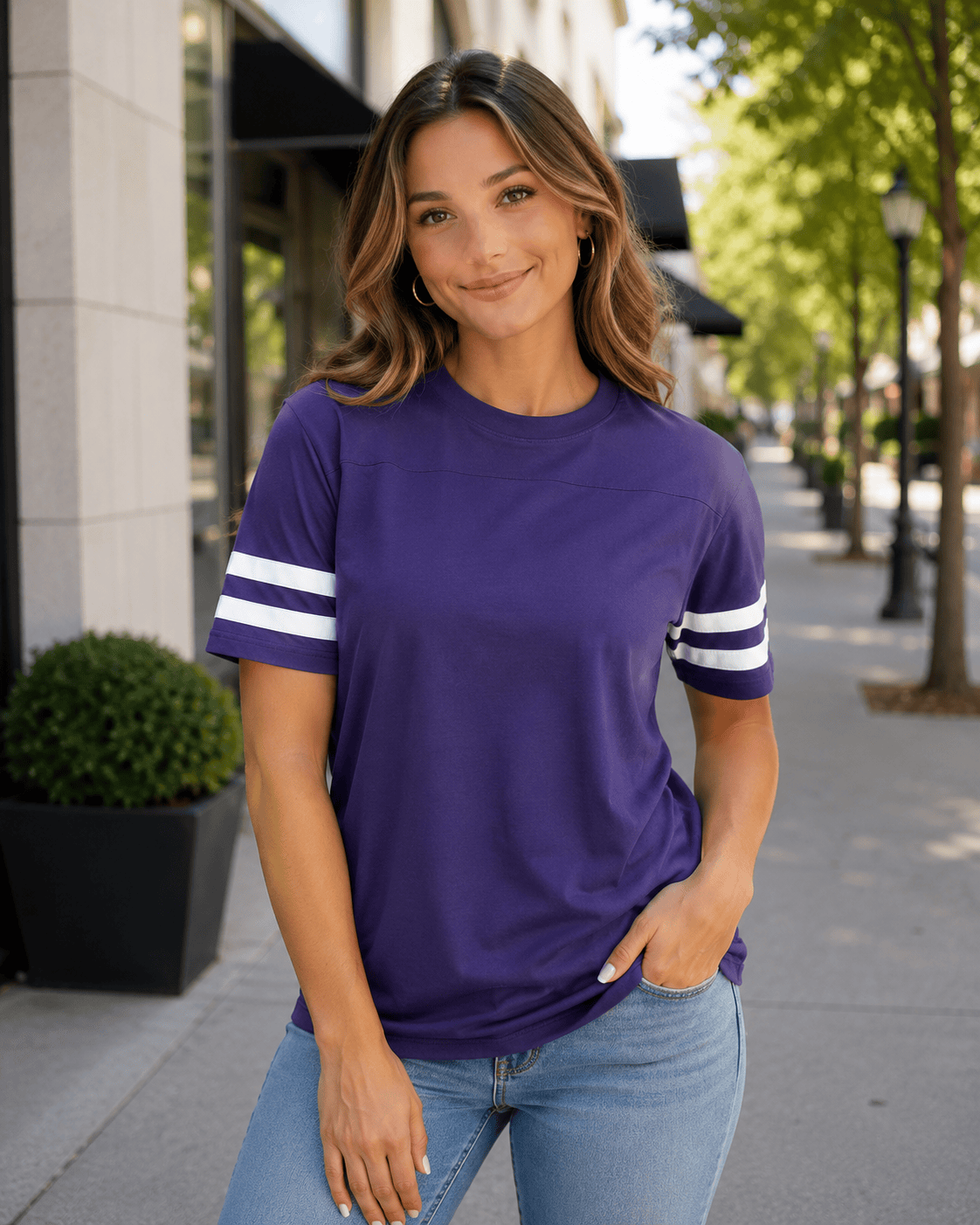 Adult 2 Stripe Jersey T-Shirt: Black/Gold / 3X-Large
