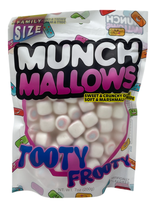 Munch Mallows - Marshmallow Candy - Unique Novelty Candy: Tooty Frooty Regular