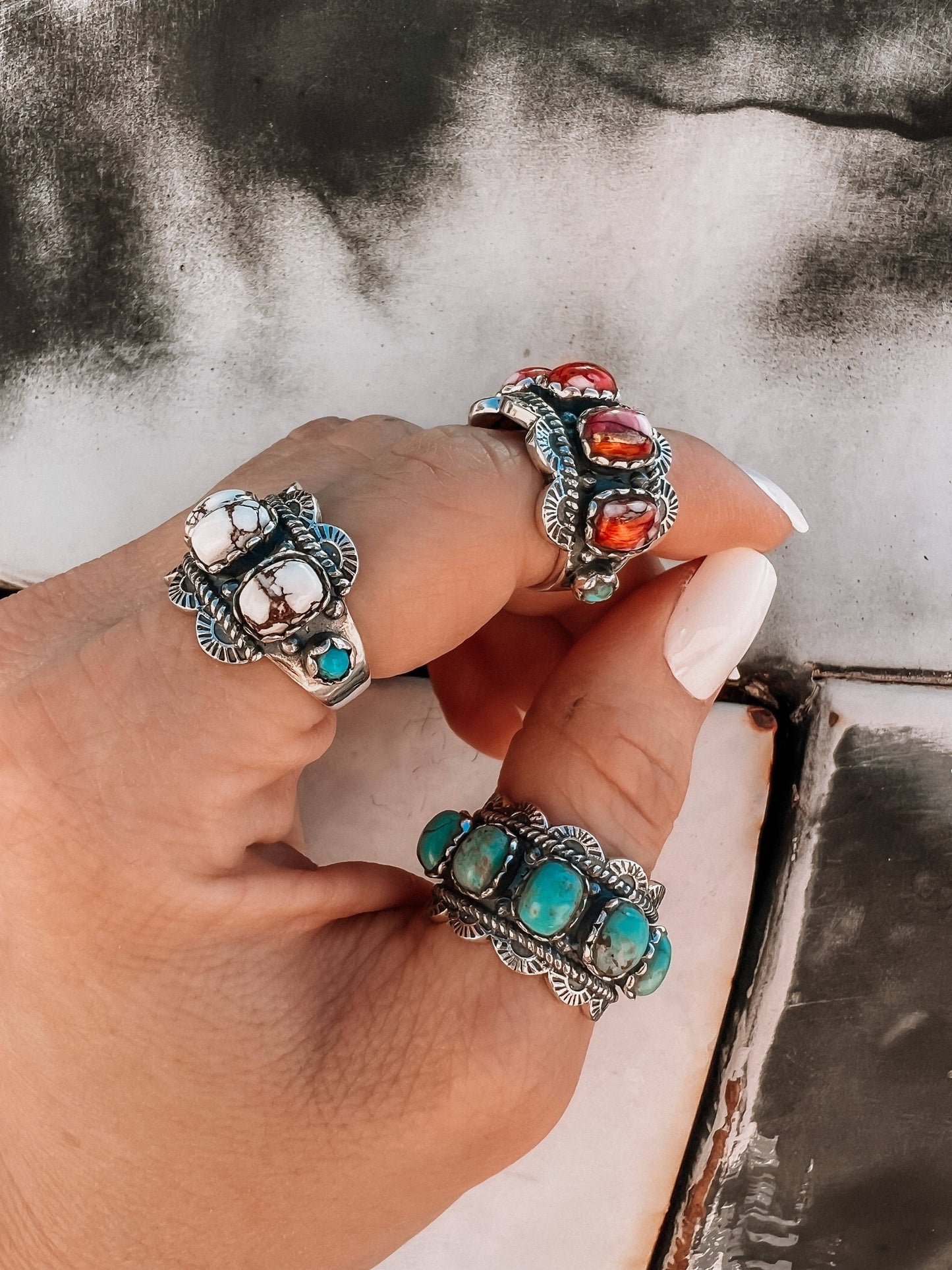 Wildest Dreams Sterling Silver Ring: 7 / Copper Infused / Turquoise