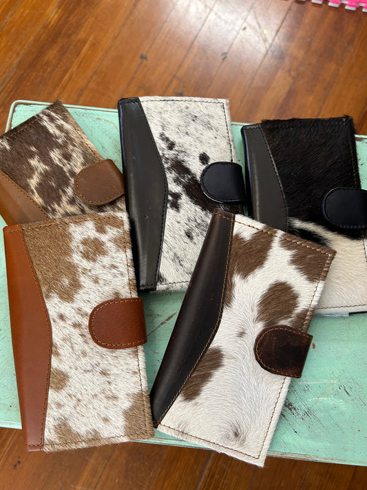 GENUINE LEATHER HAIR ON HIDE WALLET