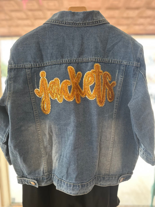 DENIM 3/4 SLEEVE JACKET