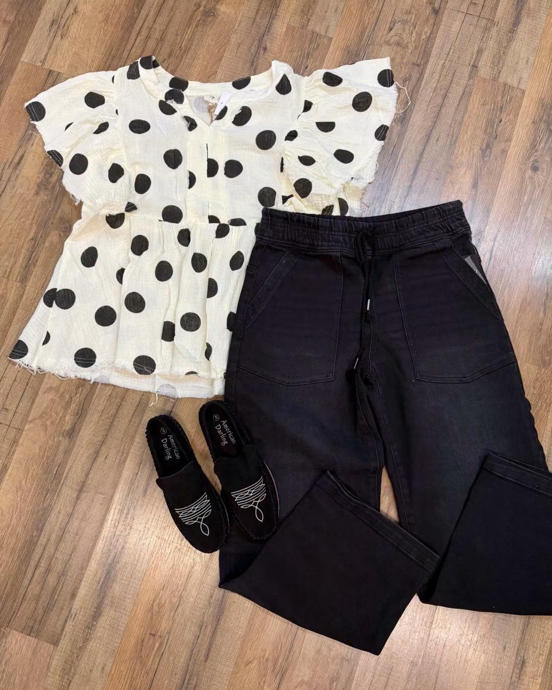 POLKA DOT TOP
