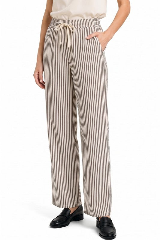 Striped Straight Leg Pants