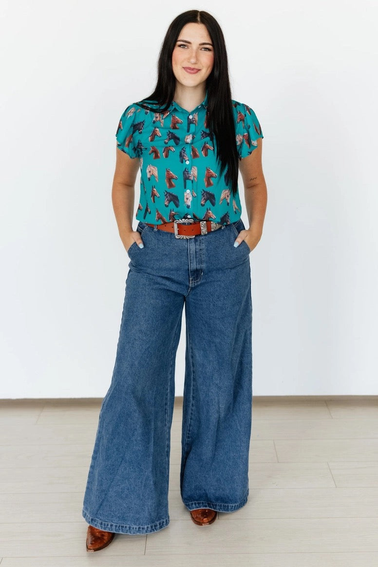 Turquoise Horse TOP