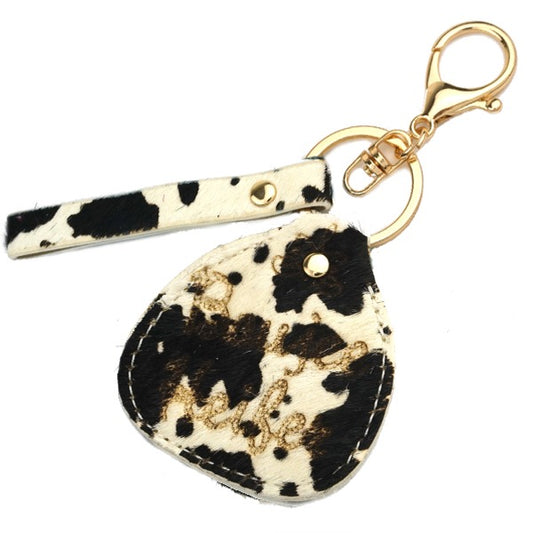 GENUINE LEATHER BOUJEE HEIFER KEYCHAIN