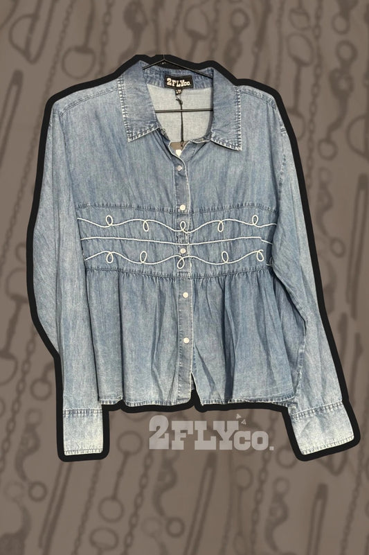 LOOPTY LOU L/S *DENIM