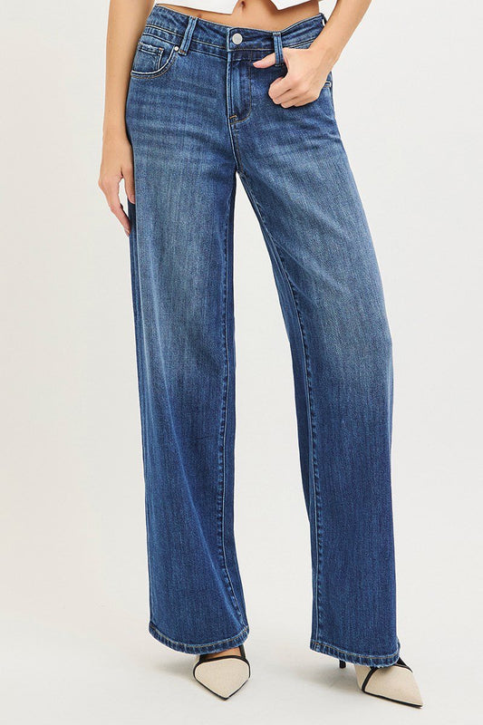 DARK SLOUCHY BAGGY JEANS PG21615