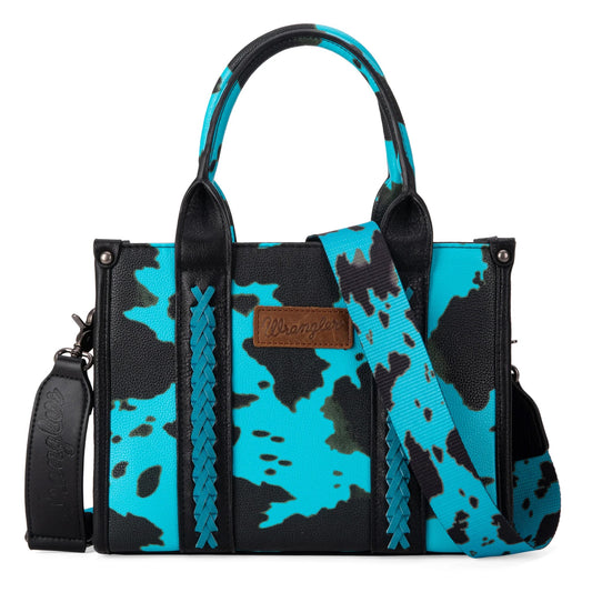 Wrangler Cow Print Concealed Carry Tote/Crossbody