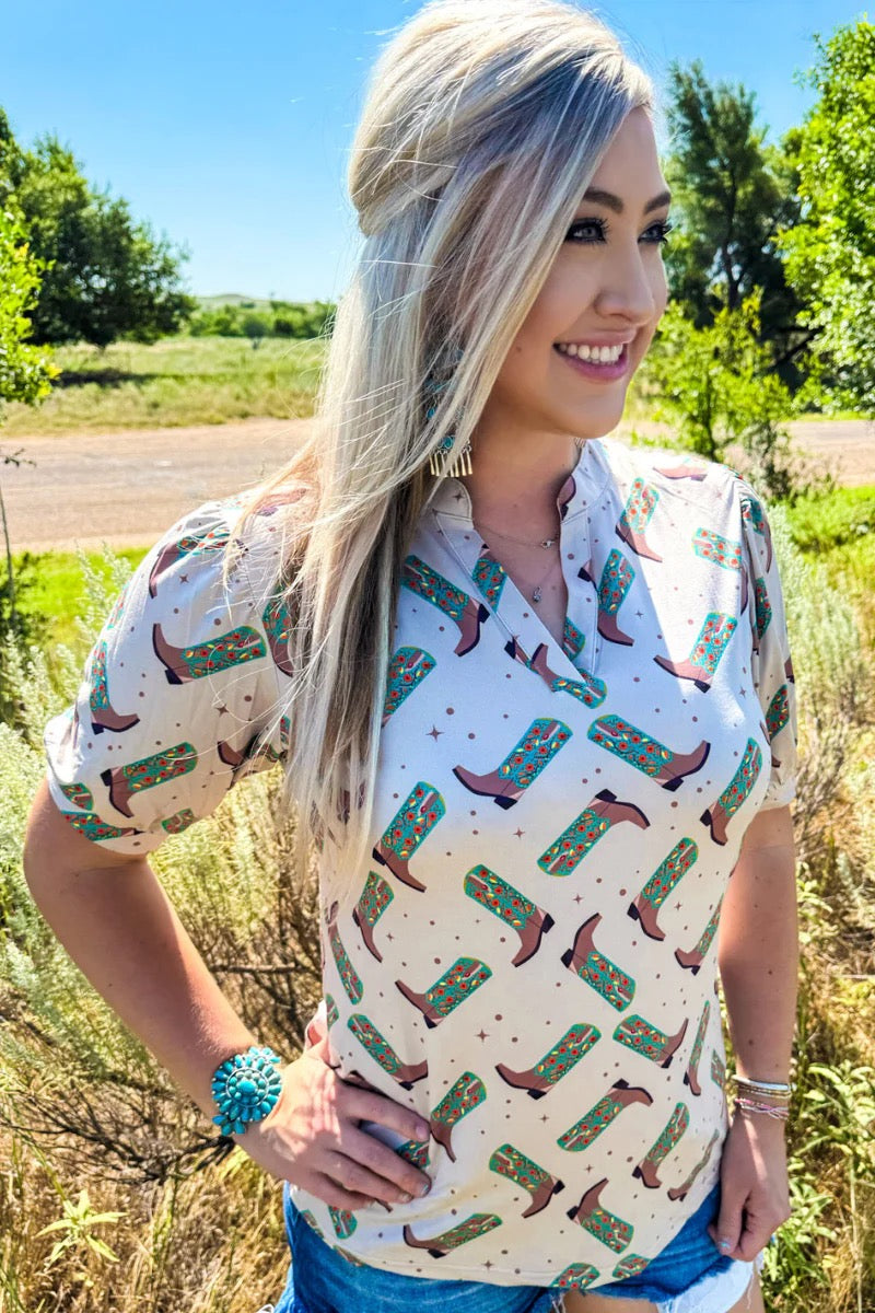 BETTER IN BOOTS TOP