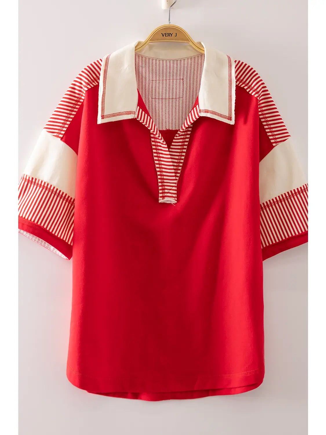 Oversized Half Sleeve Casual Knit Top