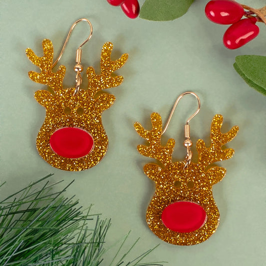 Reindeer Earrings
