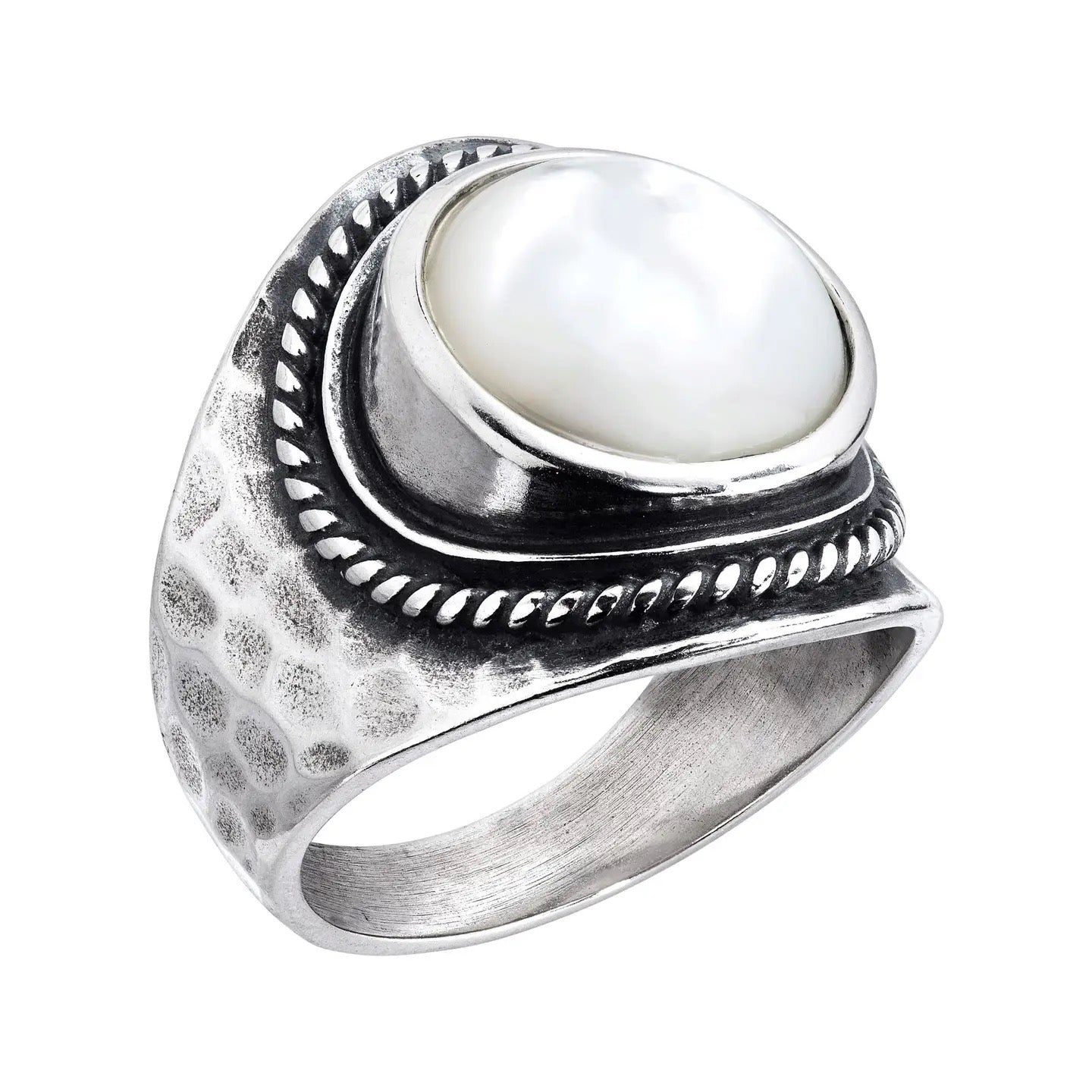 Silpada 'PEARLIZED' Natural Mother-Of-Pearl Ring