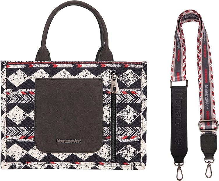 Montana West Boho Ethnic Print Concealed Carry Tote/Crossbody