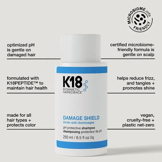 K18 DAMAGE SHIELD pH Protective Shampoo