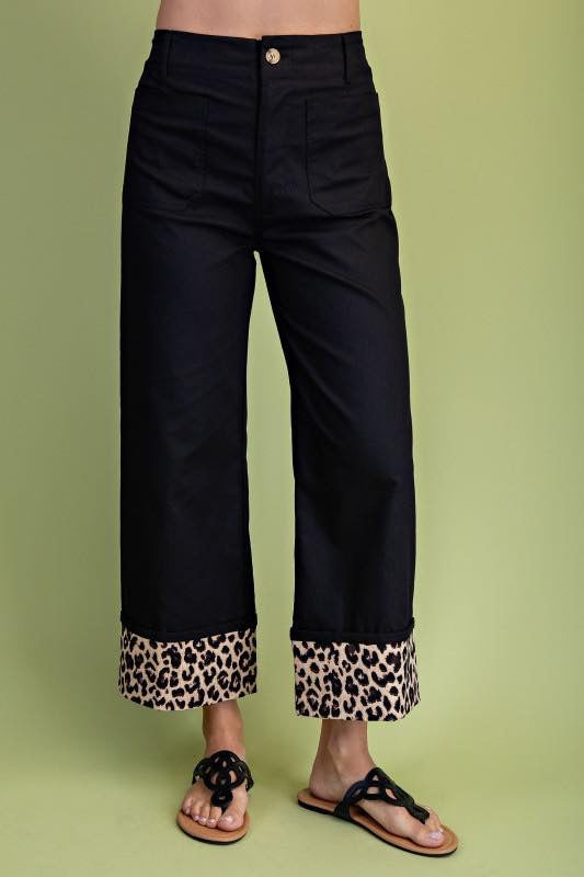 GIGIO WIDE LEG CUFFED PANTS