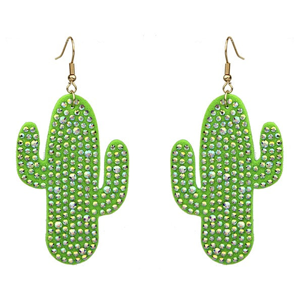 CACTUS BLING EARRINGS
