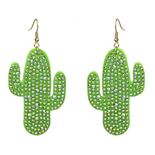 CACTUS BLING EARRINGS