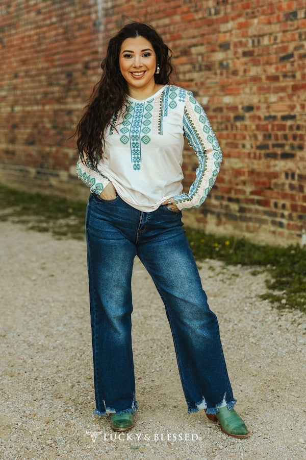 LUCKY & BLESSED JEANS