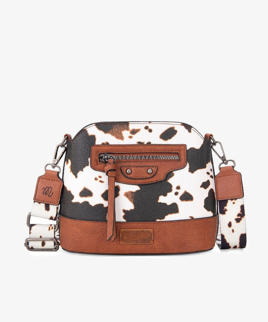 Wrangler Cow Print Crossbody Bag