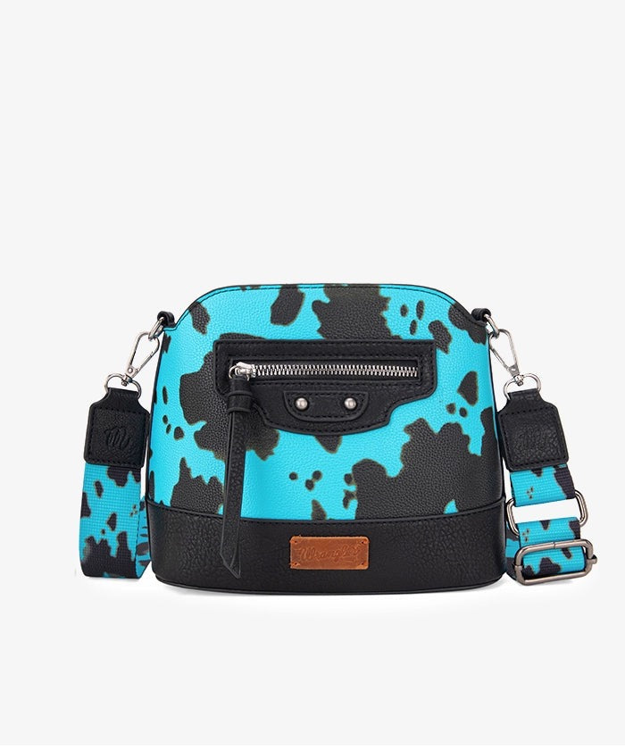 Wrangler Cow Print Crossbody Bag