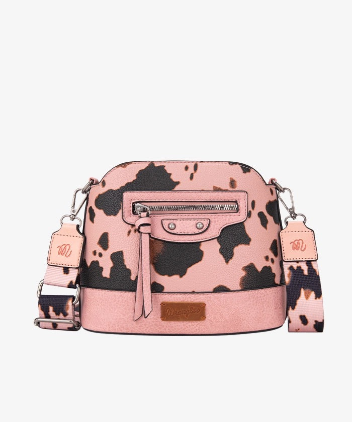 Wrangler Cow Print Crossbody Bag