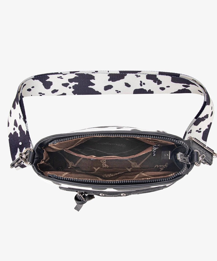 Wrangler Cow Print Crossbody Bag