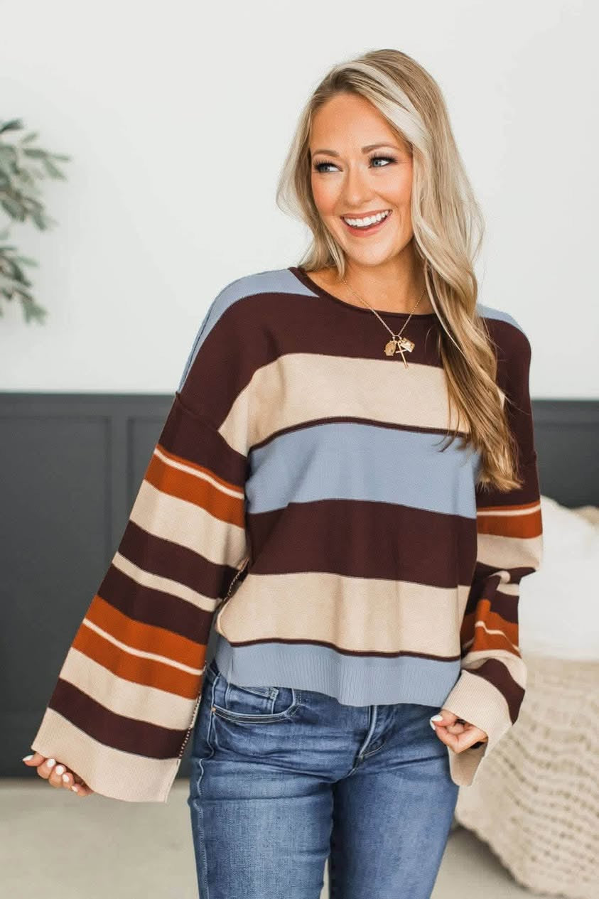 MULTI Color Stripe Sweater