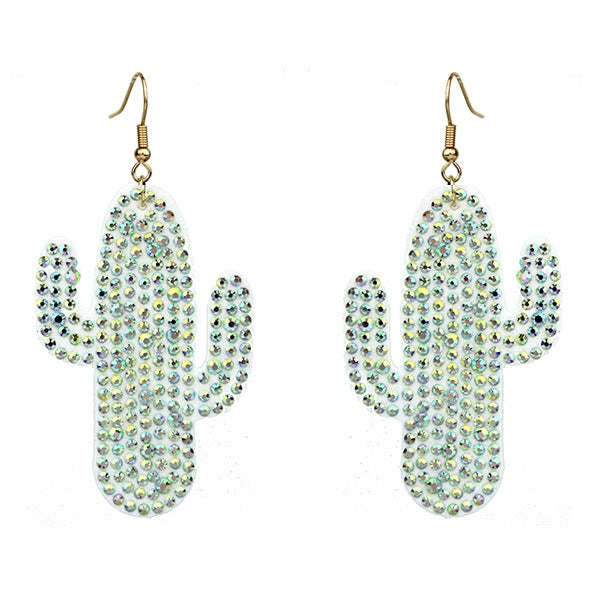 CACTUS BLING EARRINGS