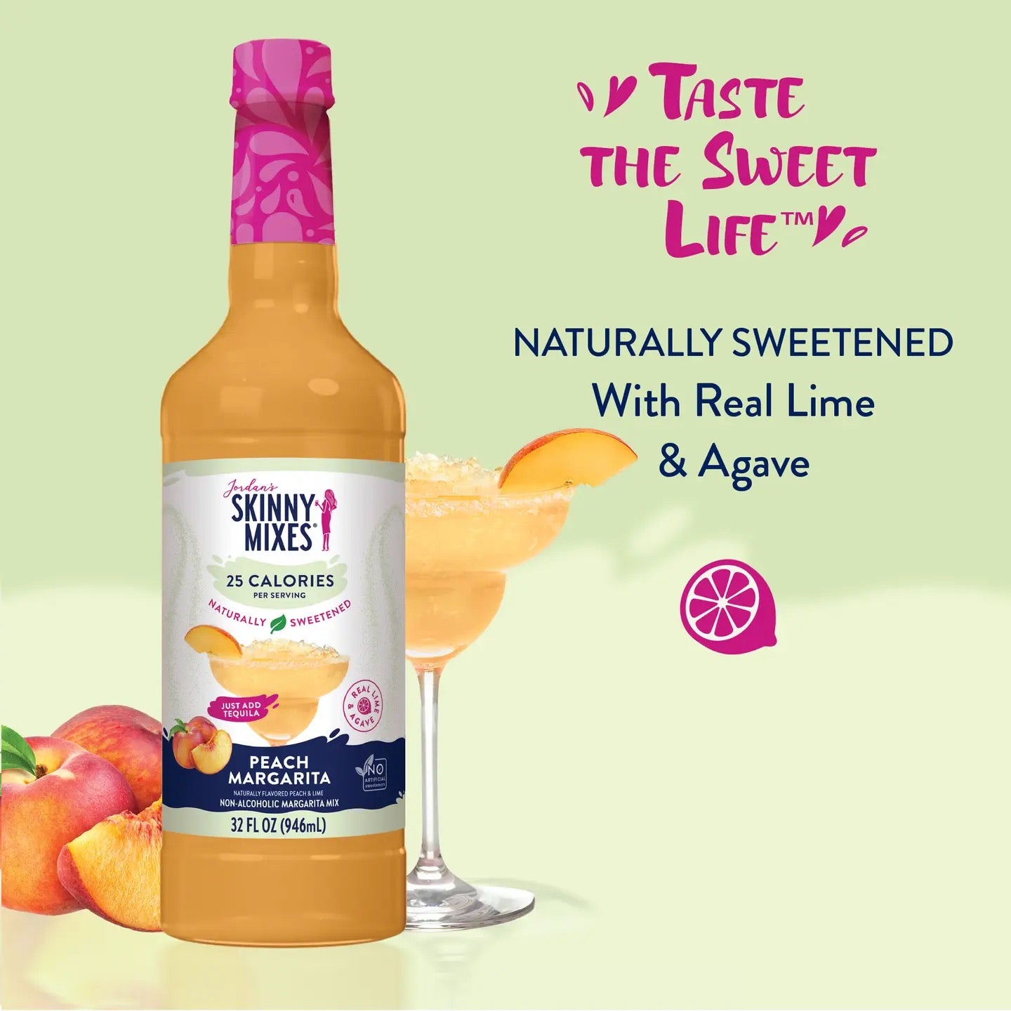 SUGAR FREE Natural Peach Margarita - Mixer