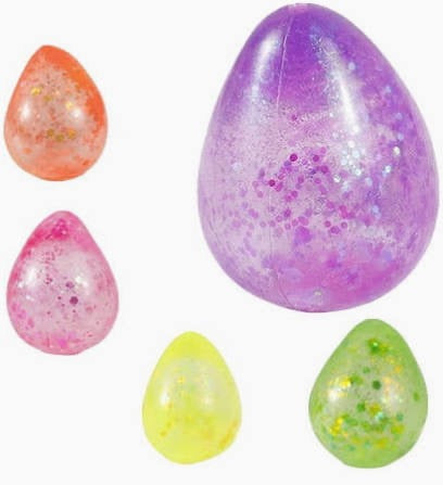 GLITTER TEAR DROP SQUISHY