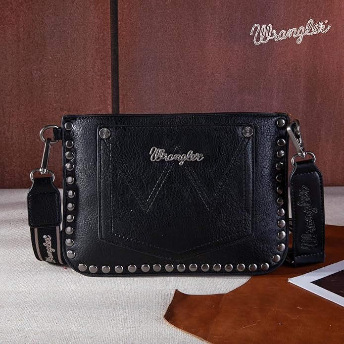 WRANGLER RIVETS STUDDED CROSSBODY BAG