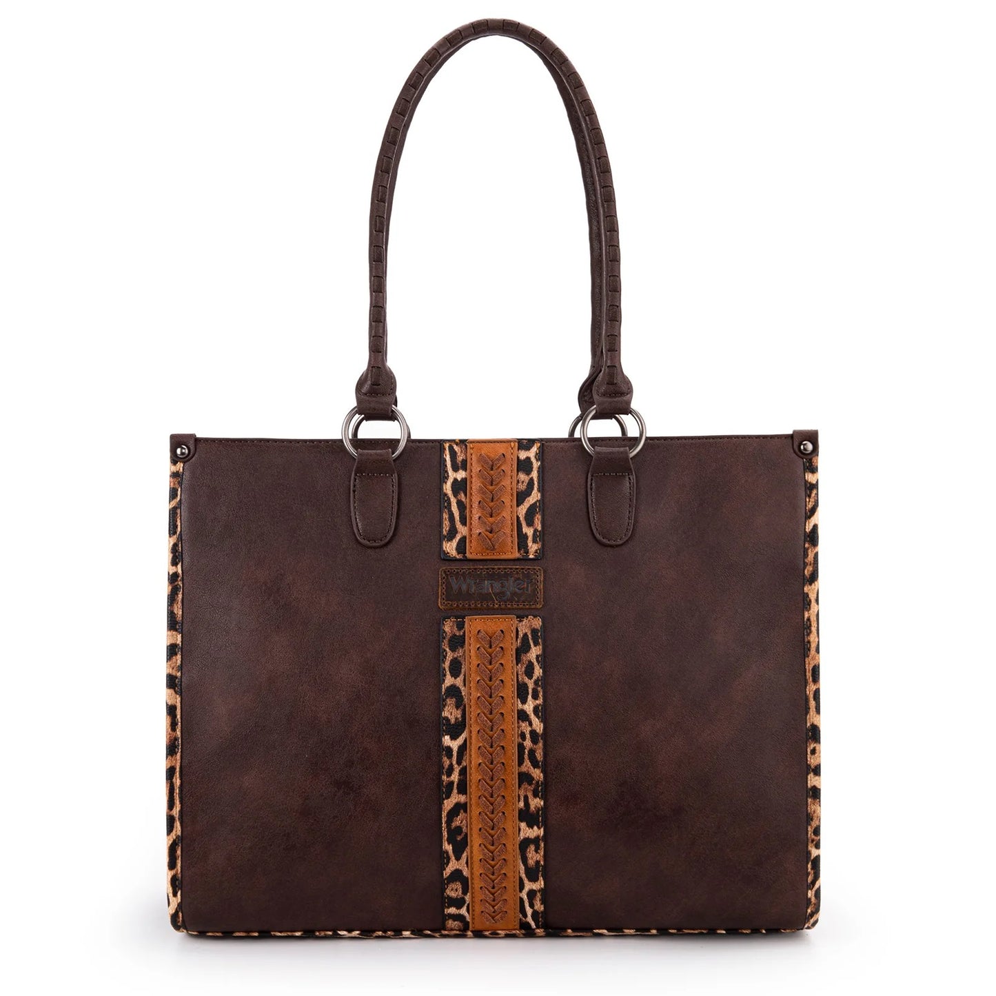 Wrangler Leopard Print Concealed Carry Tote