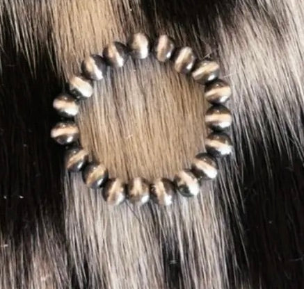 Sterling Pearl Stretch Ring 7-9.5