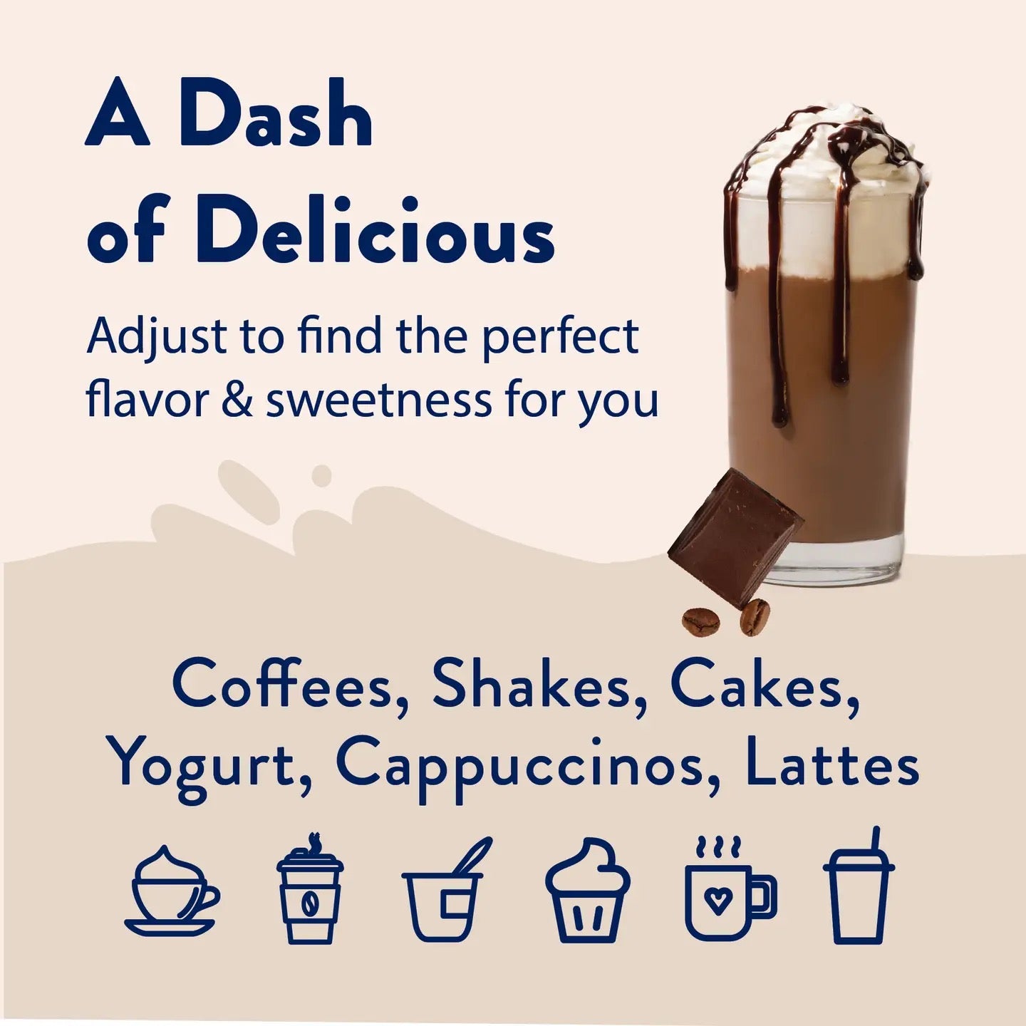 SUGAR FREE Naturally Sweetened Chocolate Mocha Syrup