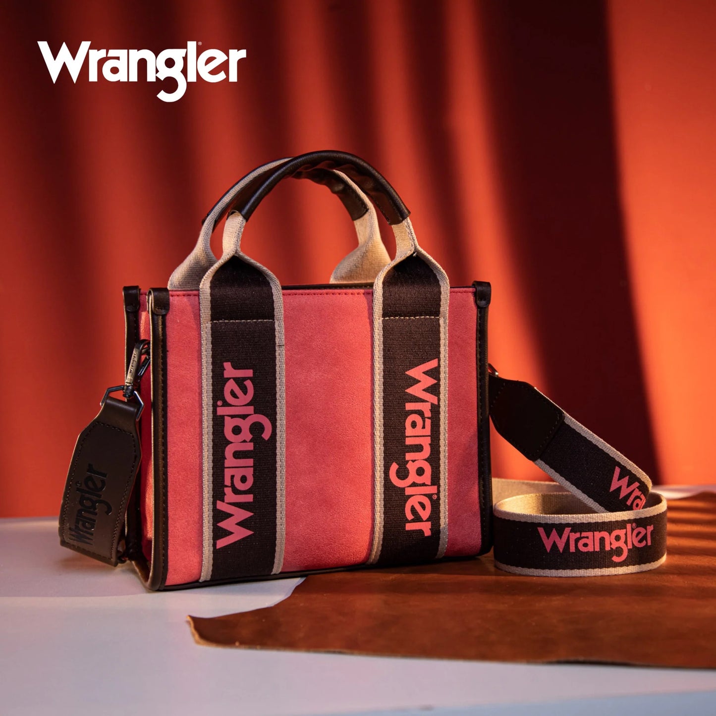 Wrangler Color Block Small Tote/Crossbody