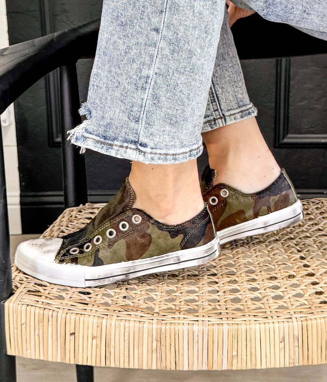 Shalomar Sneaker in Camo: 8.0