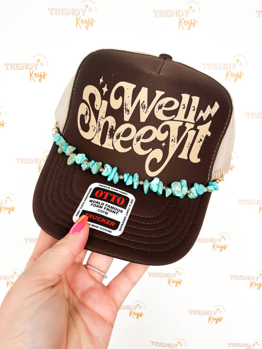 "Well Shee-Yit" Western Trucker Hat : No Chain
