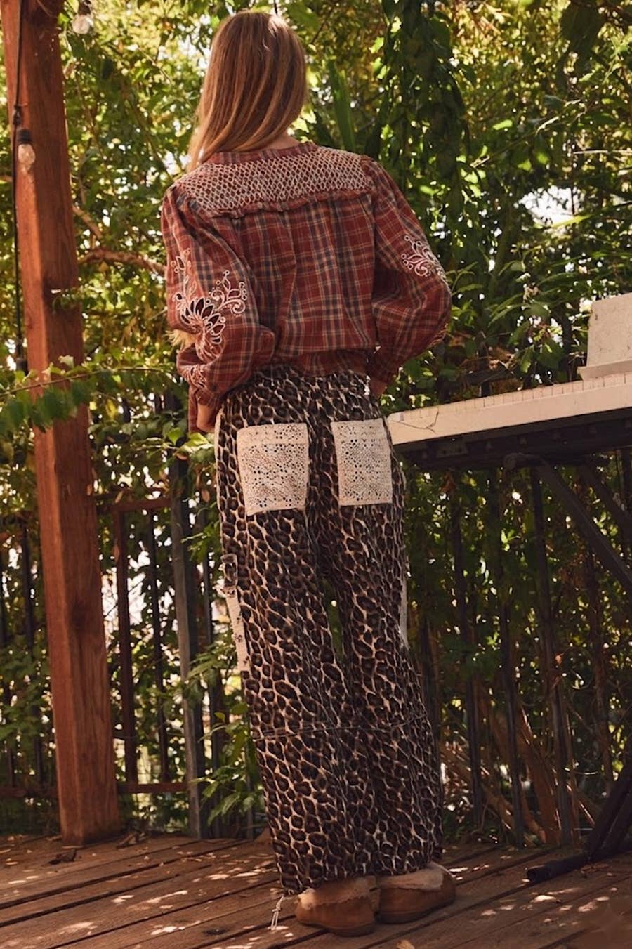 Leopard Printed Bubble Pants