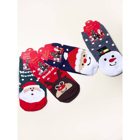 Christmas Theme Ankle Socks: ASSORTED COLOR