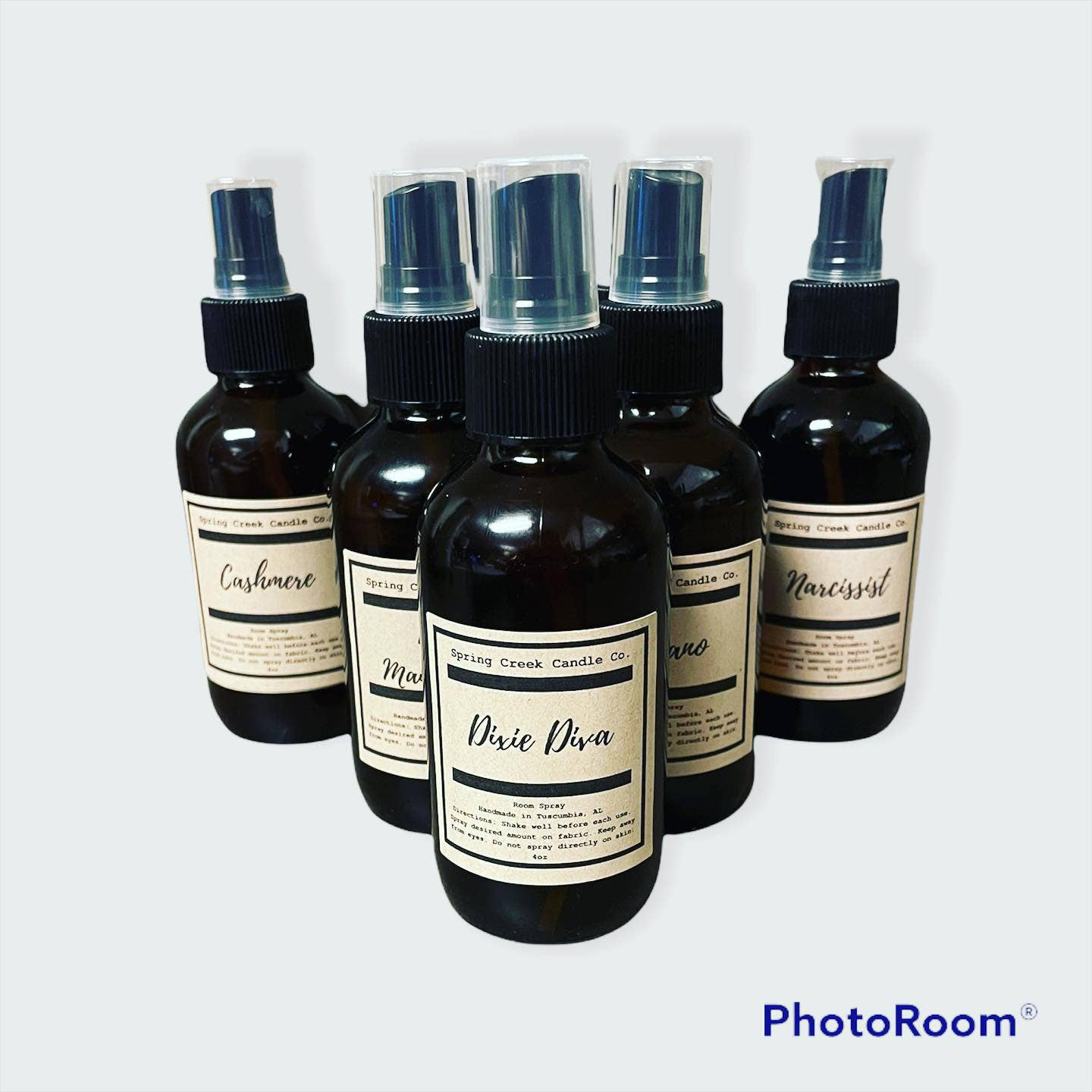 Room Spray | Fabric Spray | Linen Spray | Bathroom Spray: Mahogany Teakwood / 4oz