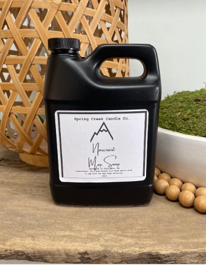 Mop Soap | Mop Soap Cleaner | White Bottle: Mahogany Teakwood / 32oz