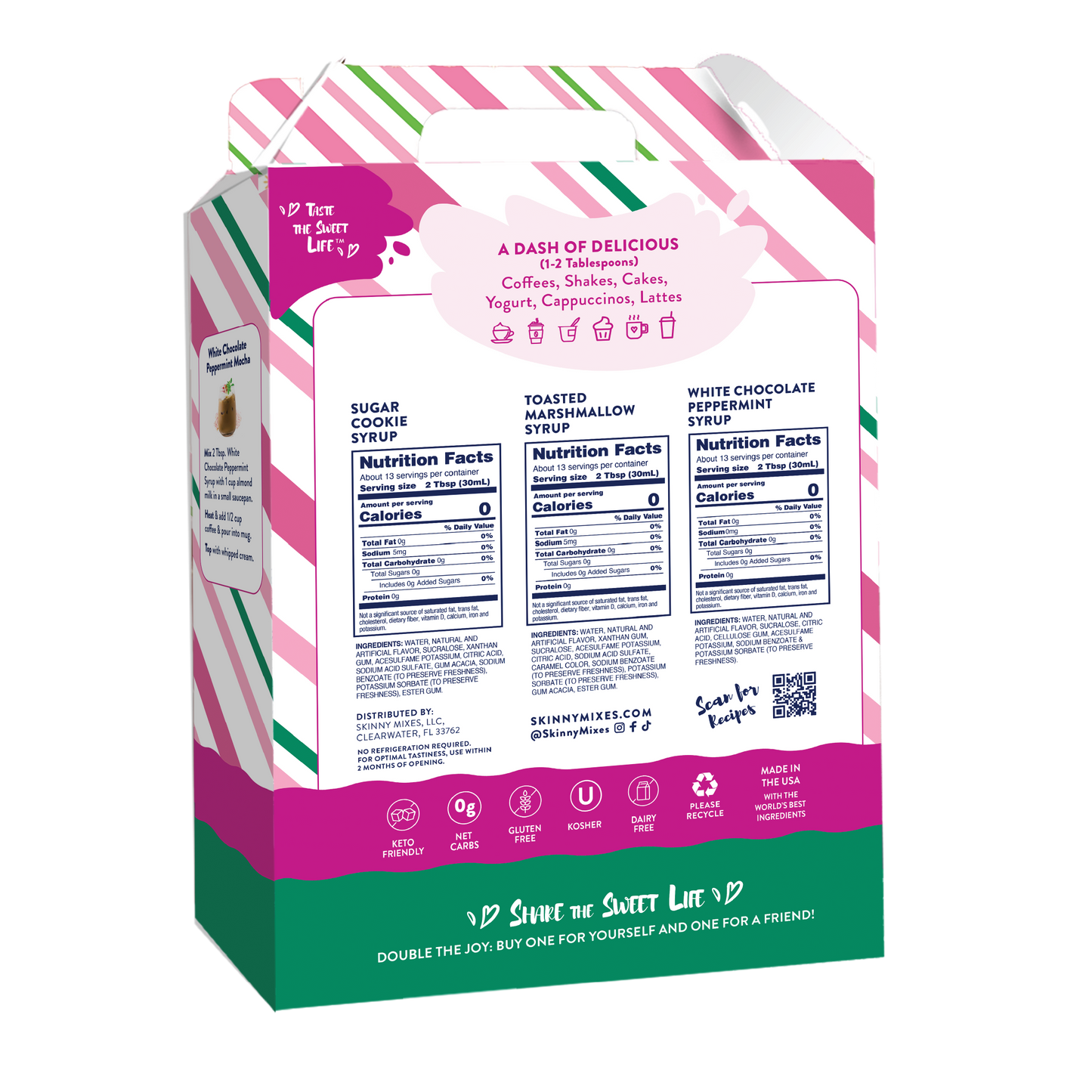 Sugar Free HOLIDAY Barista Syrup Trio