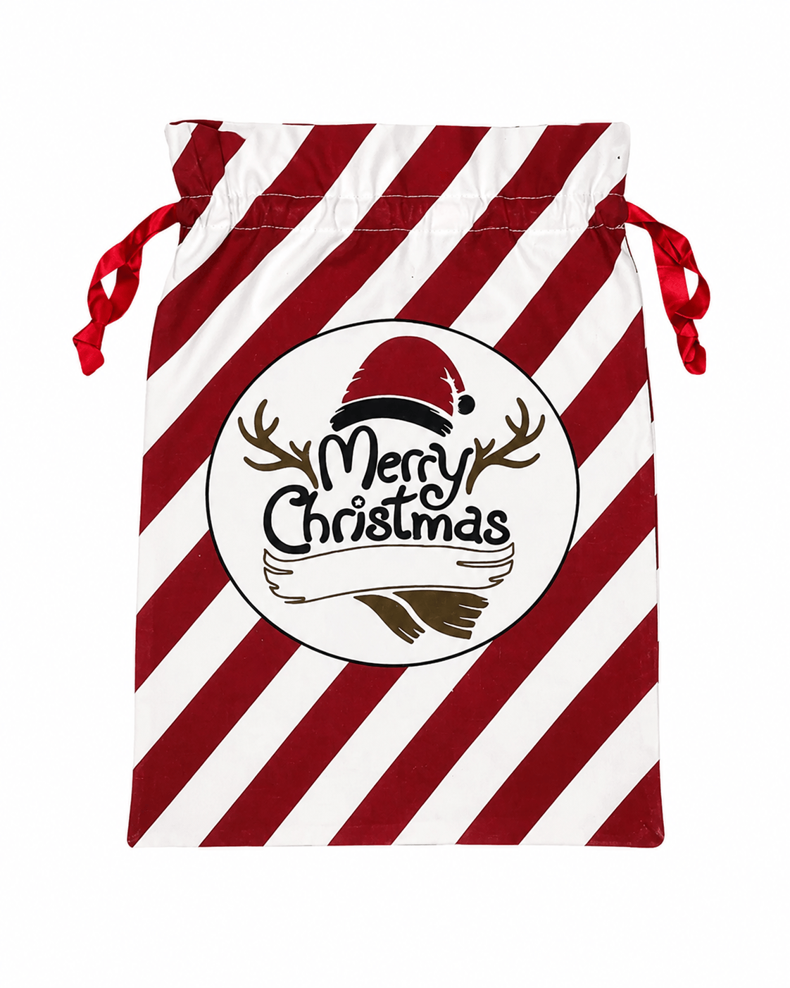 Santa Sack - Candy Cane Mery Christmas