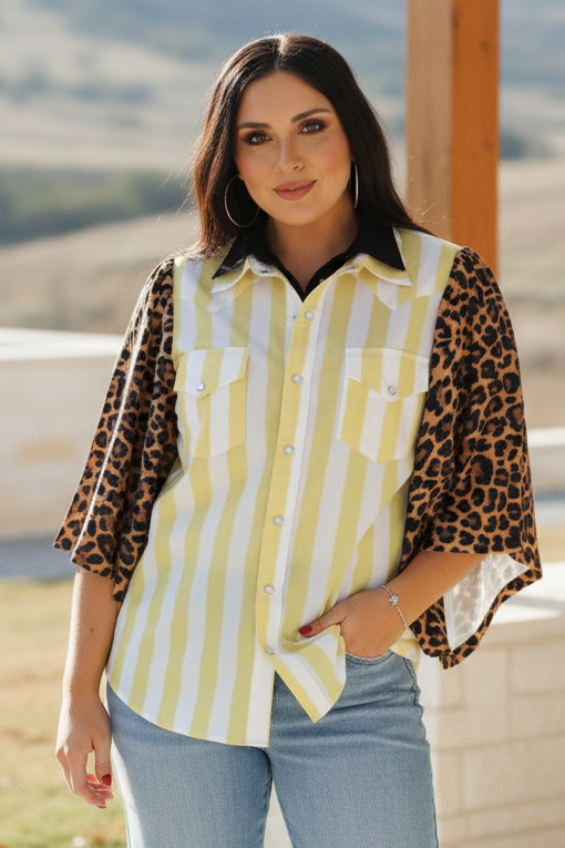 MIXED YELLOW STRIPE